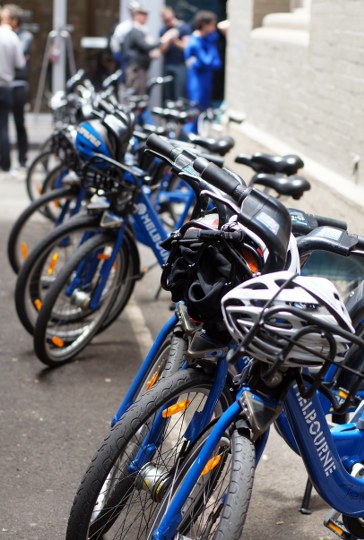 Melbourne Bike Share En Masse 2012, Silo by Joost, 123 Hardware Lane, Melbourne
