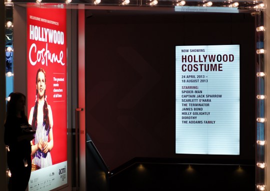 Hollywood Costume ACMI Federation Square