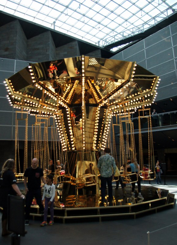 HOT: Golden Mirror Carousel by Carsten Höller, NGV International, 180 St Kilda Rd, Melbourne Golden Mirror Carousel by Carsten Höller NGV International 180 St Kilda Rd Melbourne 2 HOT: Golden Mirror Carousel by Carsten Höller, NGV International, 180 St Kilda Rd, Melbourne