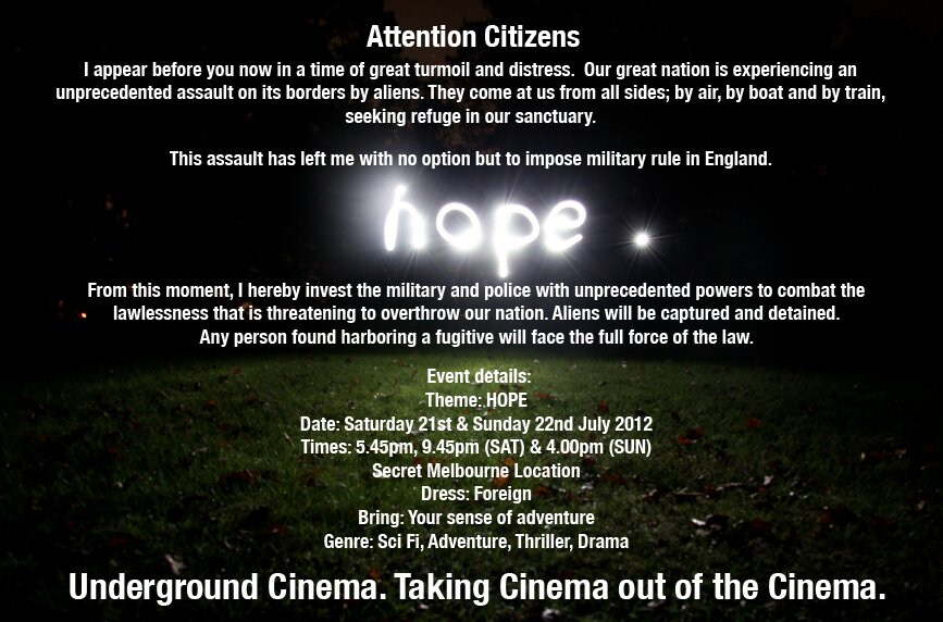 MELB VIP HOPE invite