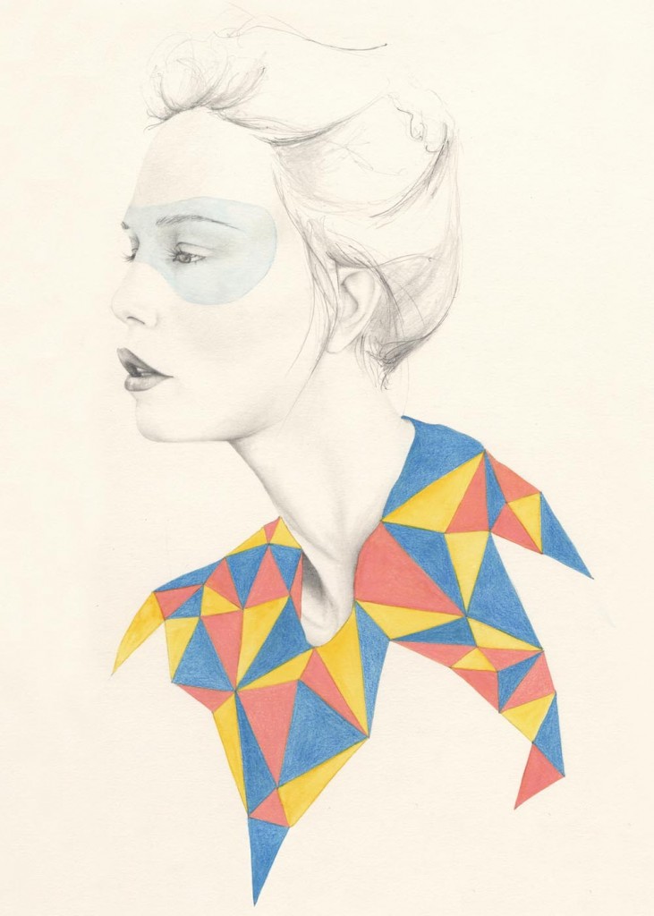 Triangle girl 1 5x7